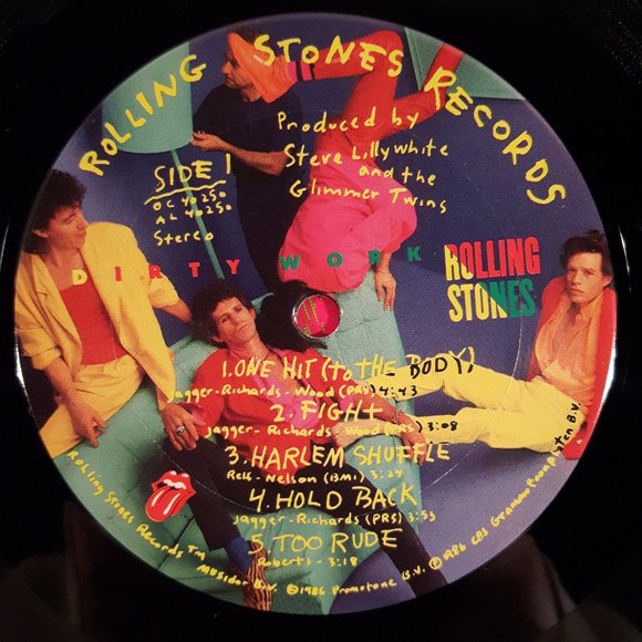 The Rolling Stones - Dirty Work - Vinyl LP Record - Picture 5 of 6